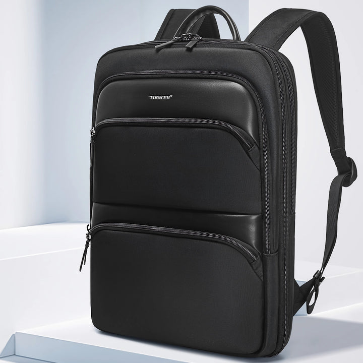 Men's Business Laptop Backpack - Slim, Waterproof Travel & School Bag