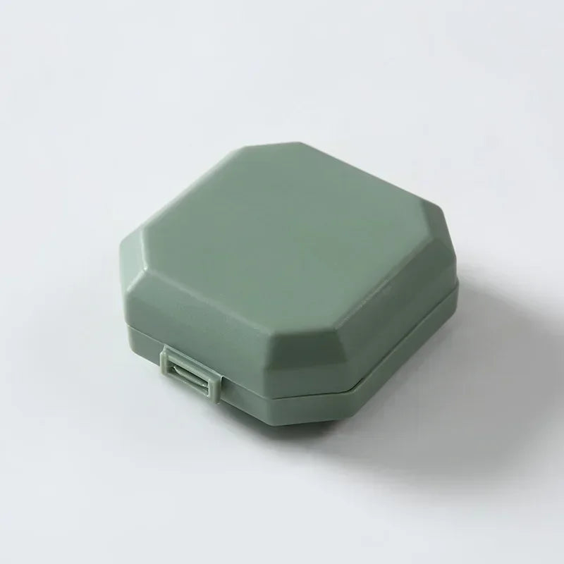 Portable Mini Pill Box - 6 Grids Travel Medicine Organizer