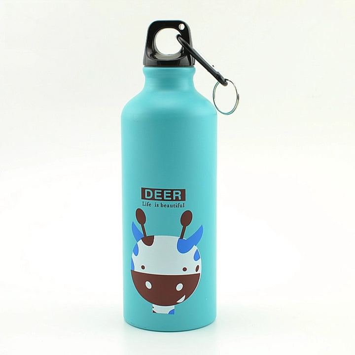 Portable 500ml Aluminum Alloy Water Bottle for Camping and Cycling