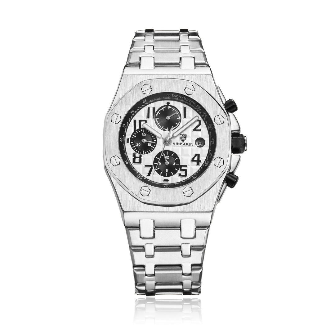 Three-eye Waterproof Multifunctional Automatic Mechanical Watch