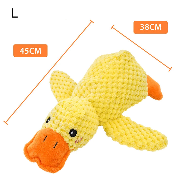 Duck Shape Quacking Dog Toy - Durable, Interactive, and Chew-Resistant for Small to Large Dogs