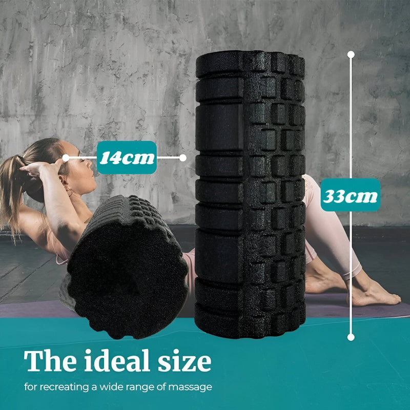 Solid Foam Roller with Grooves