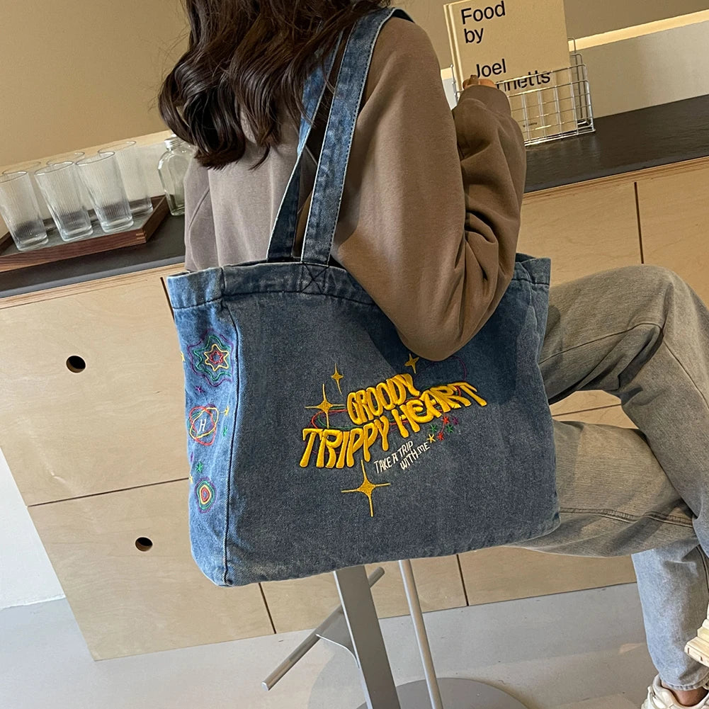 Denim Shoulder Bag