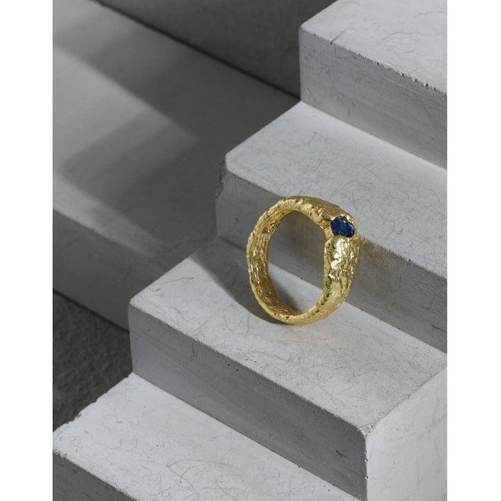 Fashion Micro Set Zircon Texture Ring - Trendha