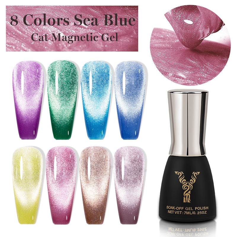 Cat Magnetic Glitter Gel Nail Polish