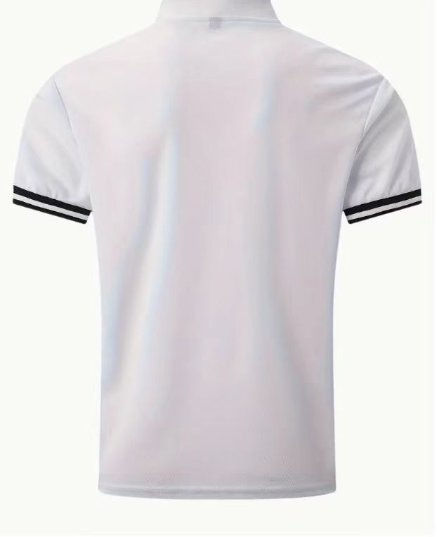 Solid Color Classic Button Stitching Short Sleeve