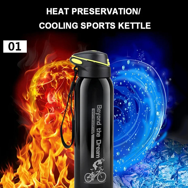 500ML Stainless Steel Vacuum Insulated Cycling Water Bottle