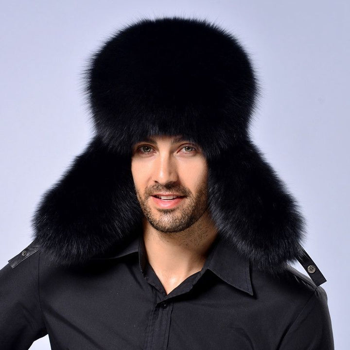 Locomotive Ushanka Men's Winter Thickened Outdoor Cold-proof Earmuffs Hat