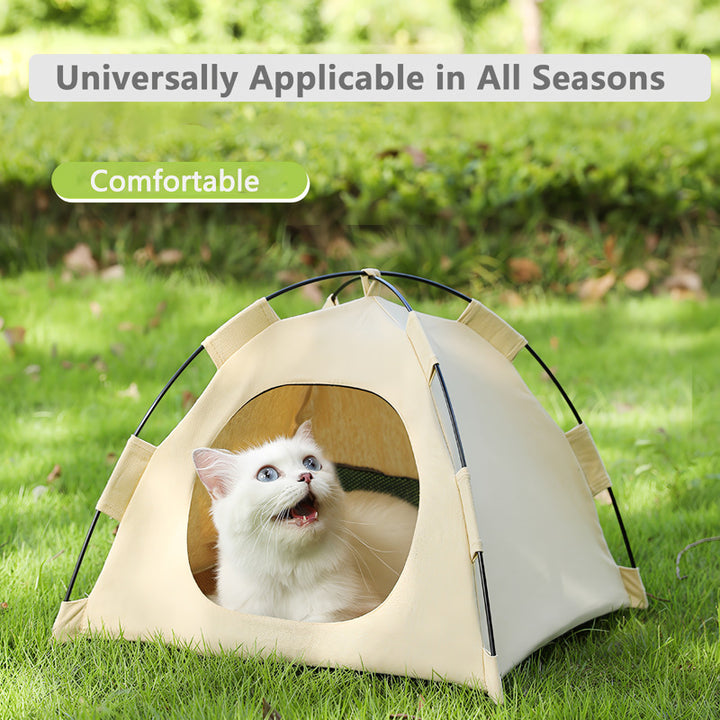 Waterproof Cat Tent Bed | Portable & Detachable Pet House for Cats and Small Dogs