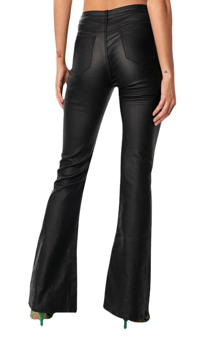 Spring And Autumn New High Waist Breathable Bootcut Trousers