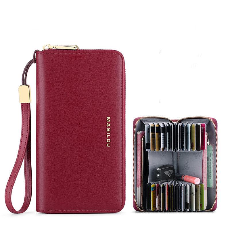 Long Multi-card Large Capacity Leather Men's Wallet - Trendha