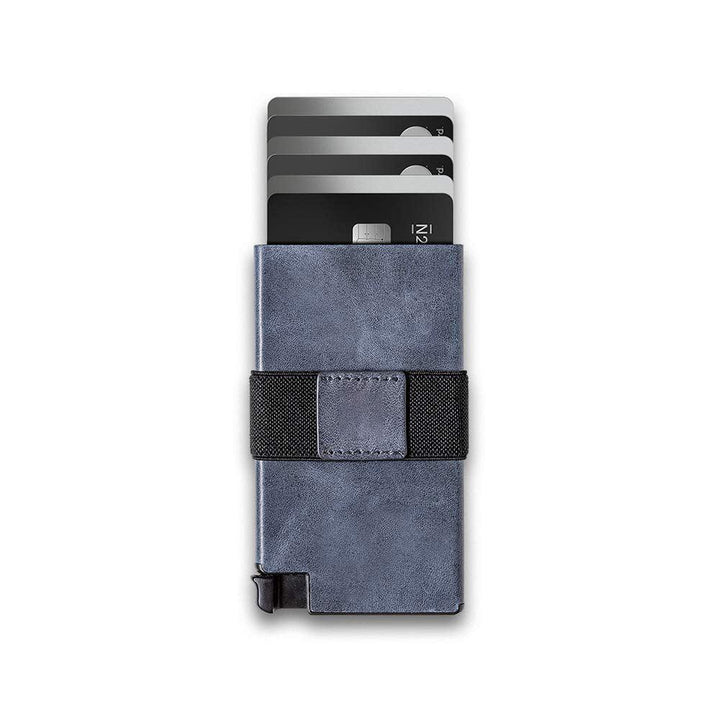 Men's Anti-theft Brush With Card Holder Top Layer Genuine Leather - Trendha
