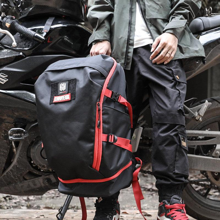 Men's Motorcycle Waterproof Motorcycle Travel Backpack - Trendha