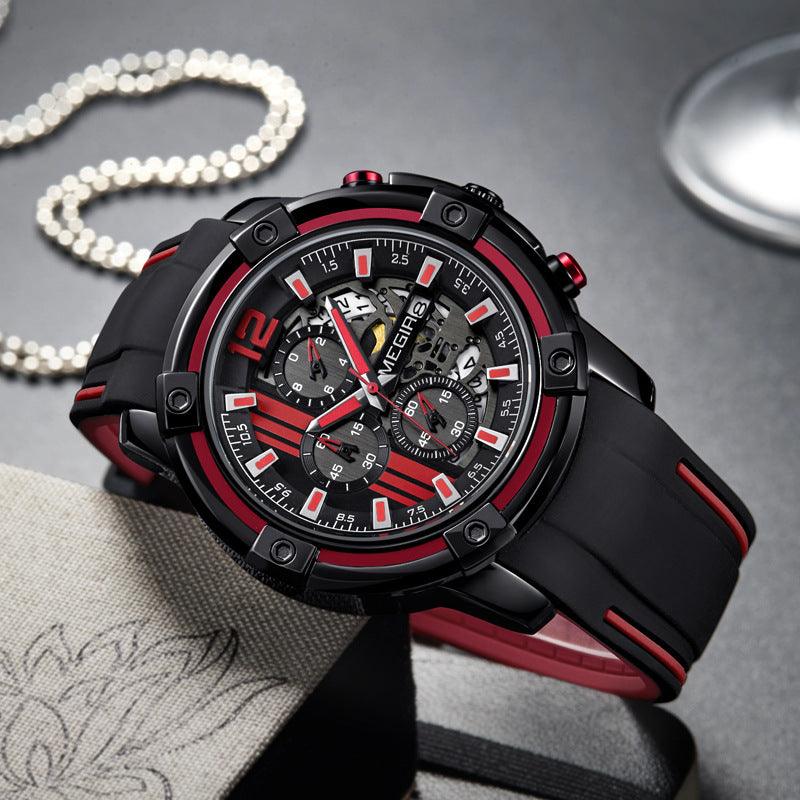 Men's Skeleton Calendar Fashion Large Dial - Trendha