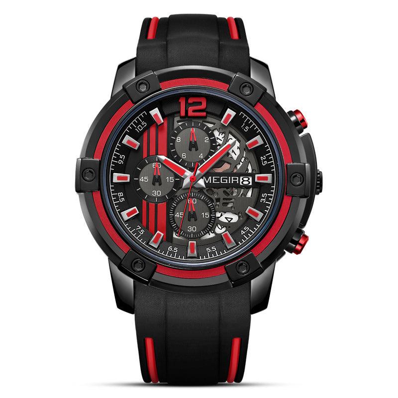 Men's Skeleton Calendar Fashion Large Dial - Trendha