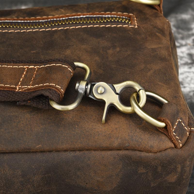 New Vintage Genuine Leather Men's Bag - Trendha