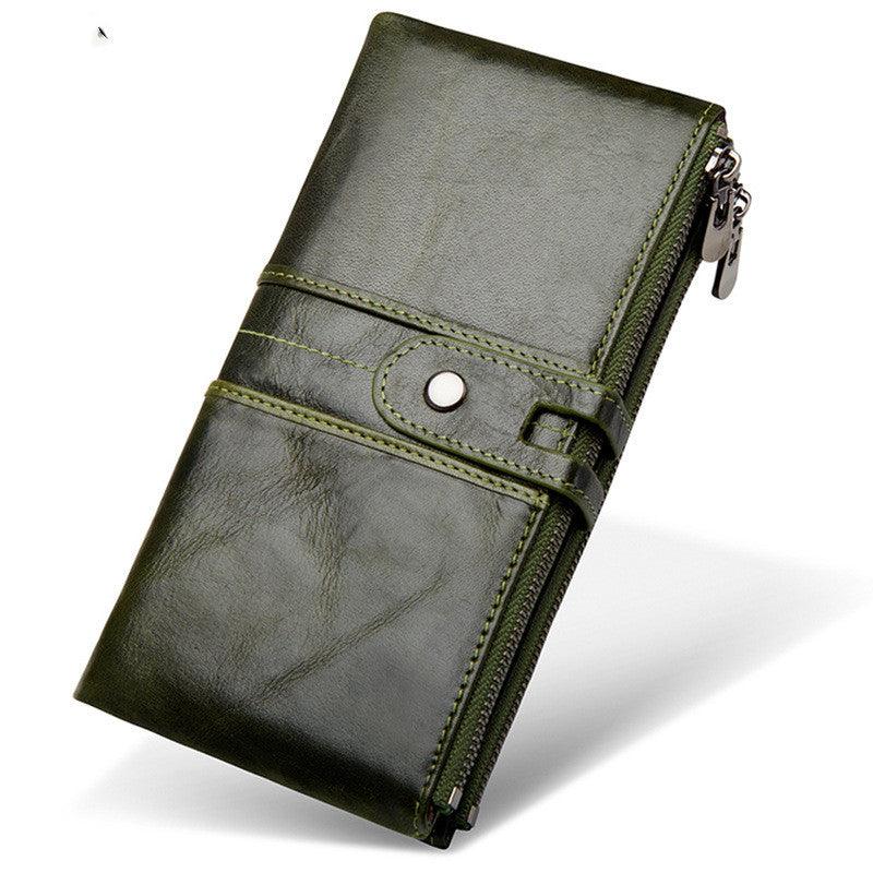 Really Multi-card Leather Men's Wallet Business Casual Long - Trendha