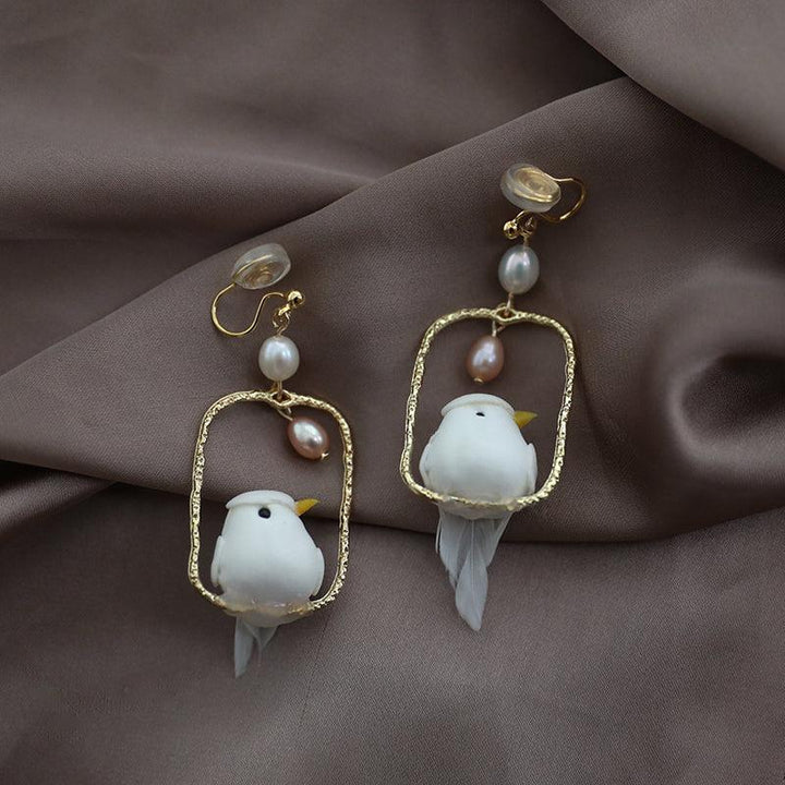 Simulated Bird Earrings With Ancient Style Creativity - Trendha