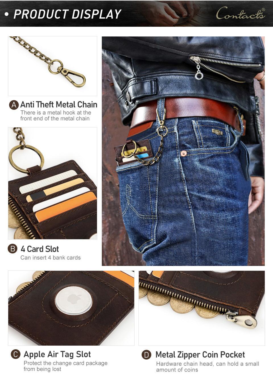 Tracker Crazy Horse Cowhide Card Pack - Trendha