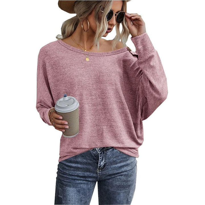 Women's Autumn And Winter New Button Long Sleeve Lady Temperament Commuter Shirt - Trendha