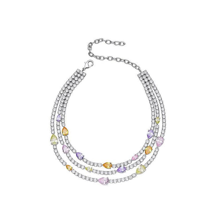 Women's Fashion Simple Water Drop Tassel Necklace - Trendha