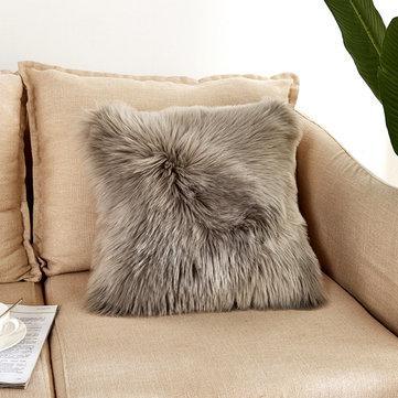 40*40cm Fluffy Plush Soft Sofa Chair Pillow Case Cushion Cover - Trendha