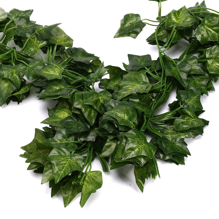 12pcs Artificial Greenery Vine Ivy Leaves Garland Hanging Wedding Party Garden Decorations - Trendha