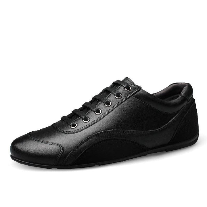 Cowhide Soft Sole Lightweight Business Casual Warm Leather Shoes - Trendha