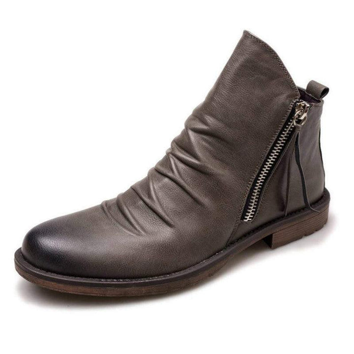 Men's Leather Casual Men's Shoes Chelsea Boots - Trendha