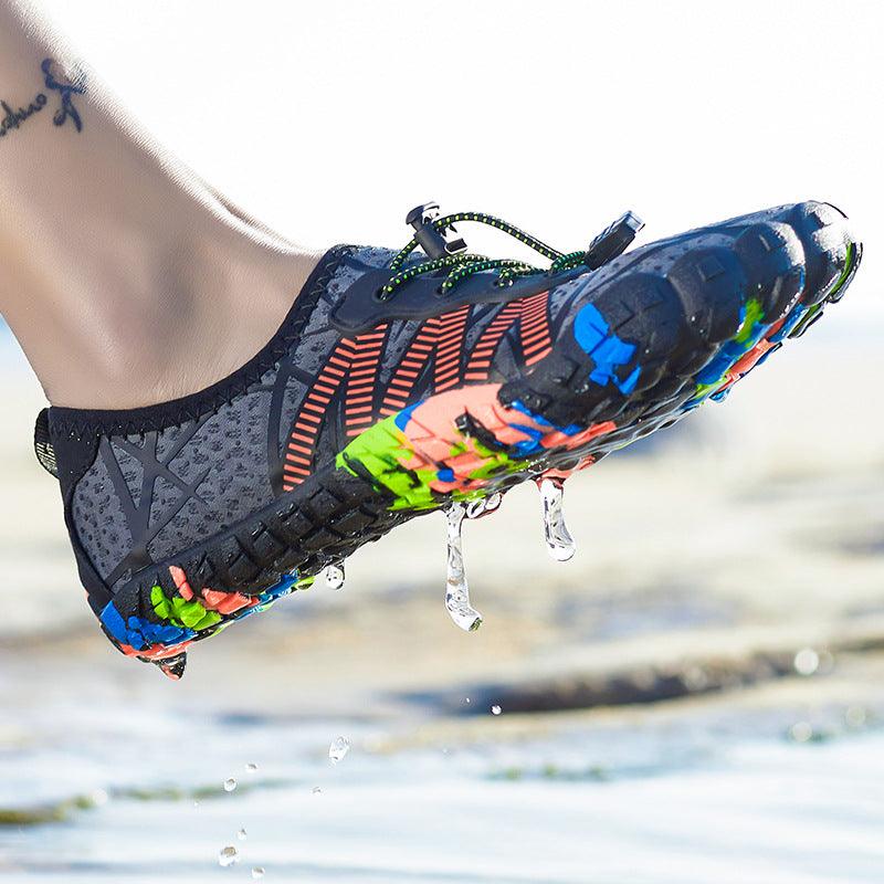 Outdoor Beach Upstream Shoes Hiking Wading Shoes Amazon Five Finger Shoes Diving Shoes Summer New Mountaineering Drifting Shoes - Trendha
