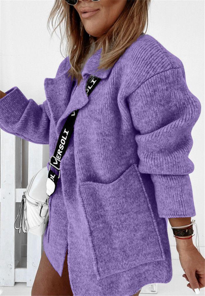 New Product Fashion Print Ladies Woolen Coat - Trendha