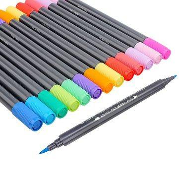 STA 24/36 color 3110 watercolor pen mark pen soft head double-headed watercolor paint pen ink pen - Trendha