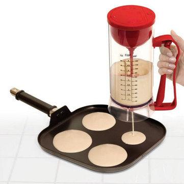 Cordless Electric Pan Cake Cup Cake Waffles Batter Mixer Dispenser Maker Machine - Trendha