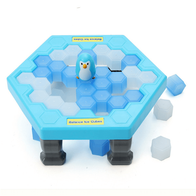 FUNTOK save Penguin Ice Kids Puzzle Game Break Ice Block Hammer Trap Party Toy Pretend Icebreaker - Trendha