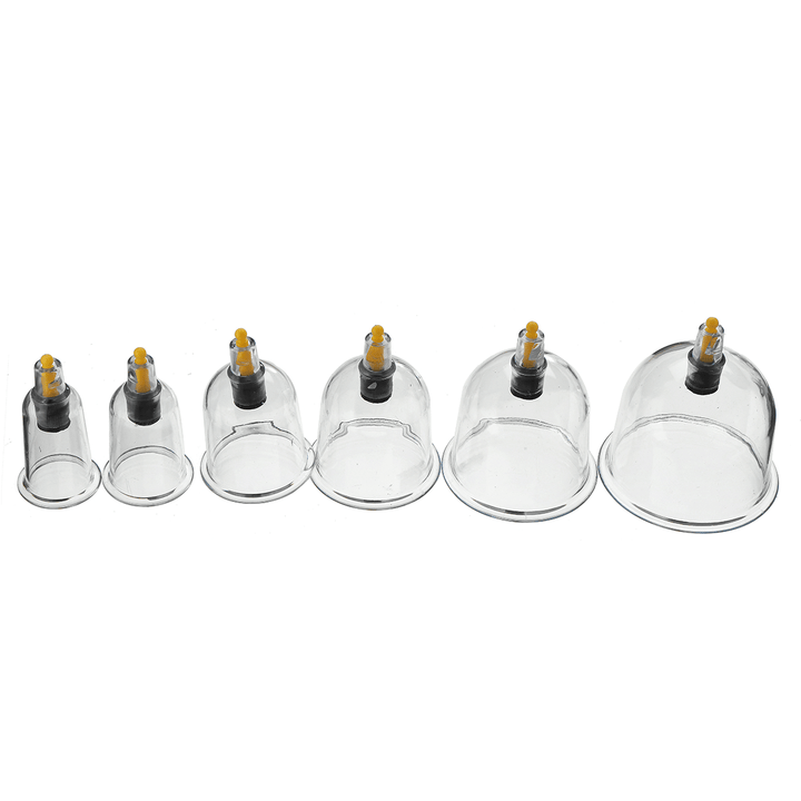 24Pcs Cup Chinese Vacuum Body Cupping Massager Body Relax Therapy Cans Vacuum Cupping Tank - Trendha
