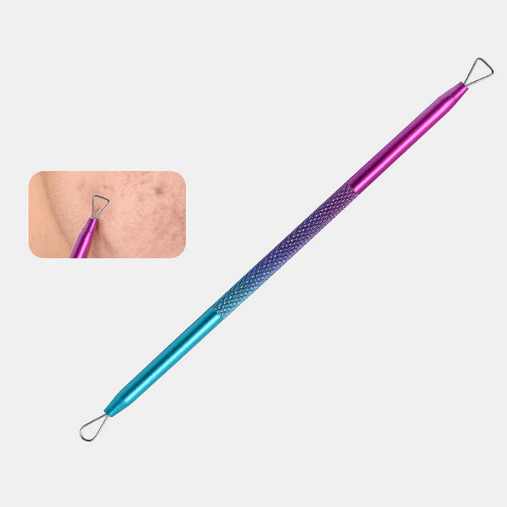 5 Pcs Gradient Acne Remover Tool Set Double-Head Acne Needles Blackhead Removal Face Cleaning Tool - Trendha