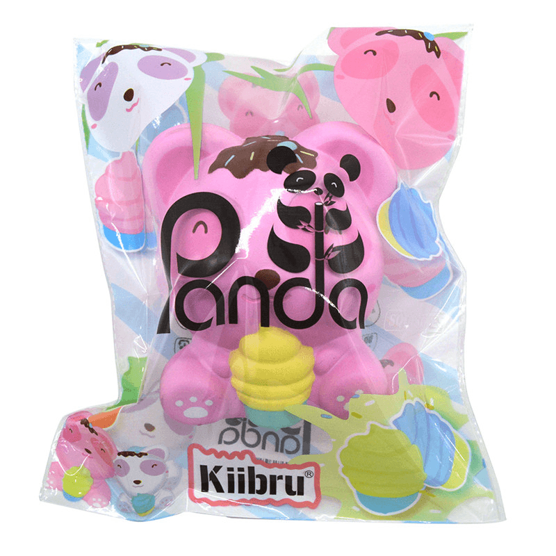 Kiibru Panda Squishy Bear Ice Cream 11.5Cm Licensed Slow Rising with Packaging Collection Gift Soft Toy - Trendha