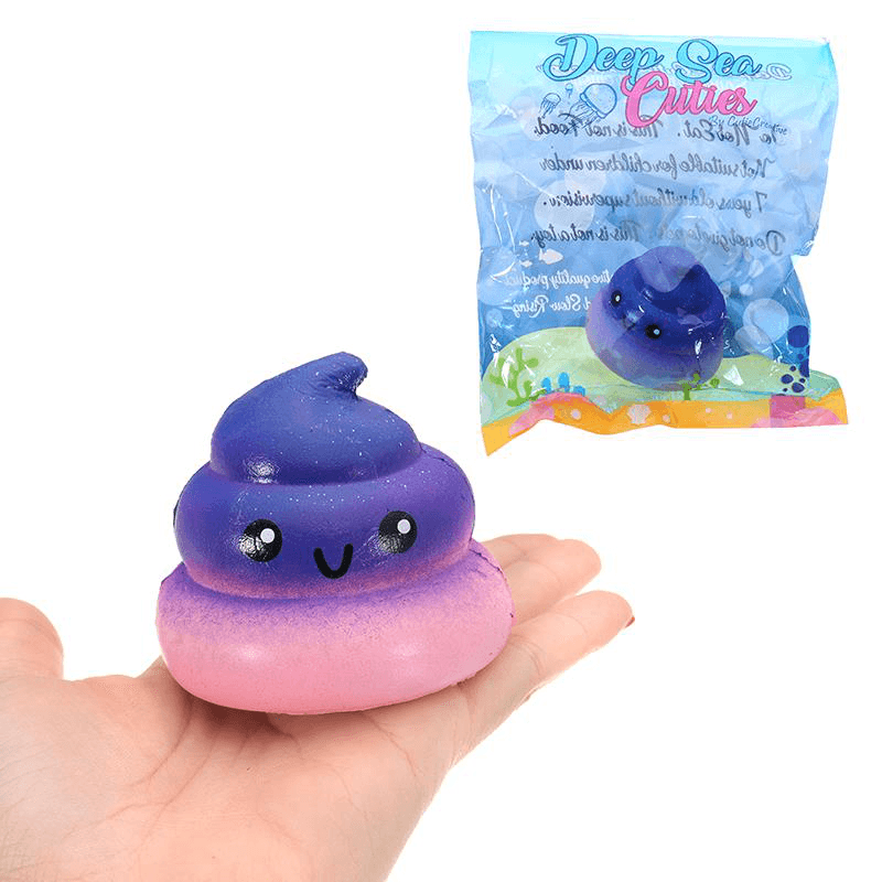 Squishy Galaxy Poo Squishy 6.5CM Slow Rising with Packaging Collection Gift Decor Toy - Trendha