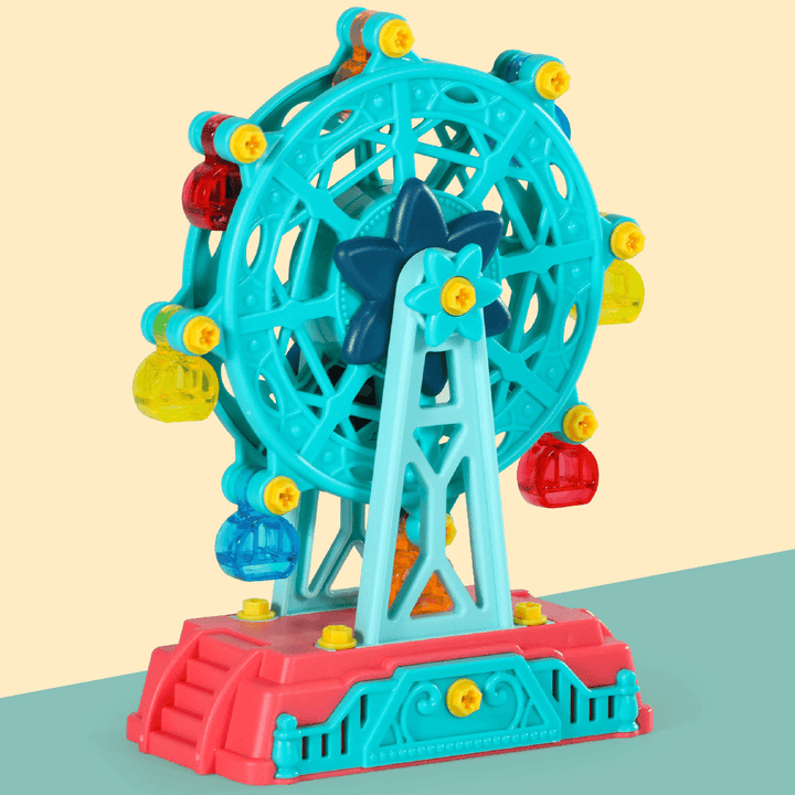 Simulation DIY Hand-Make Screw Nut Assembly Ferris Wheel Amusement Park Puzzle Early Educational Toy Set for Kids Gift - Trendha