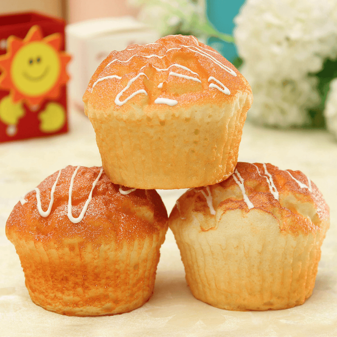 Muffin Cup Cake Squishy Super Soft Bun Gift Cafe Decoration - Trendha