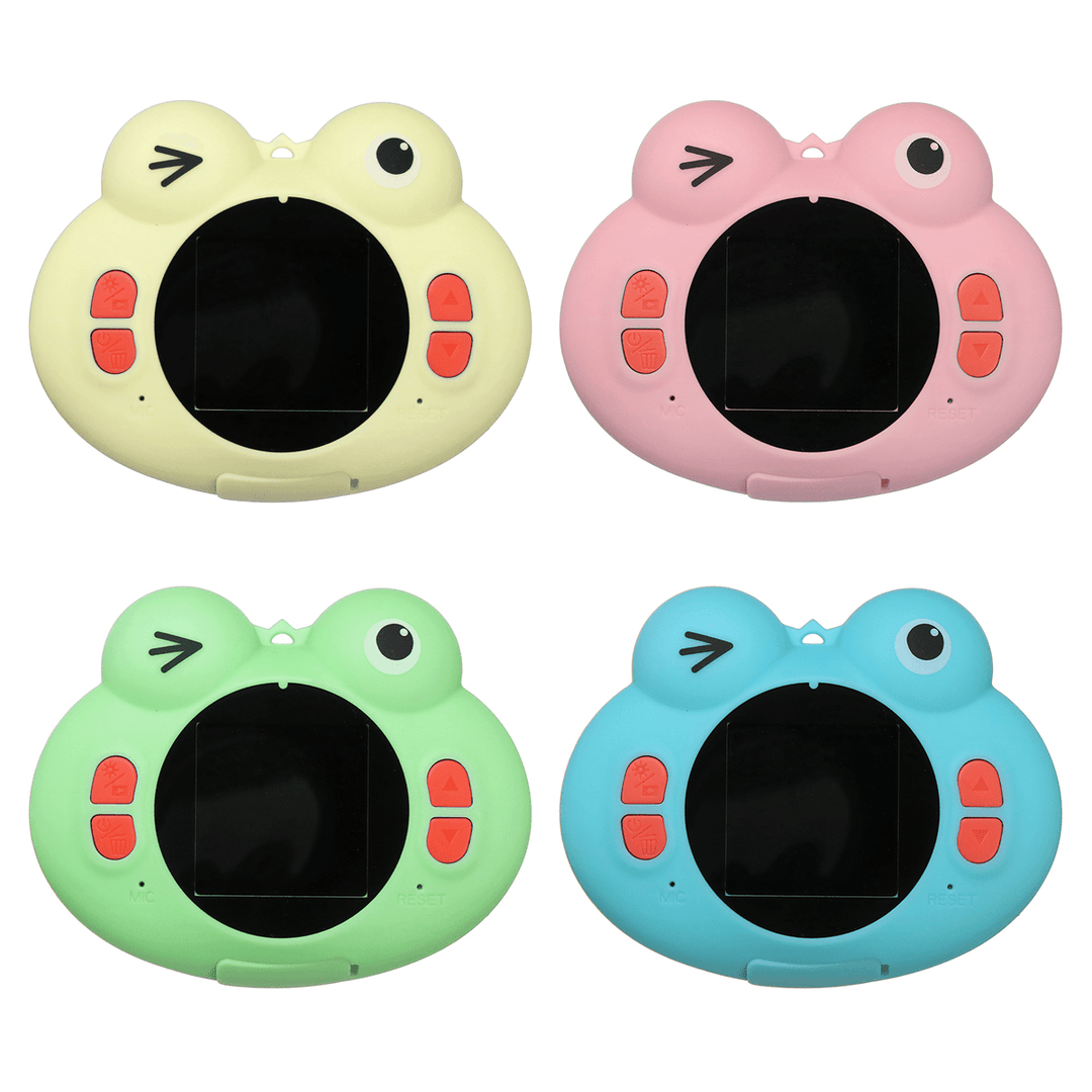 H312 Children Camera Cute Frog Animal 1.54 Inch HD Screen Wide Angle 120° with Board Game Novelties Toys - Trendha