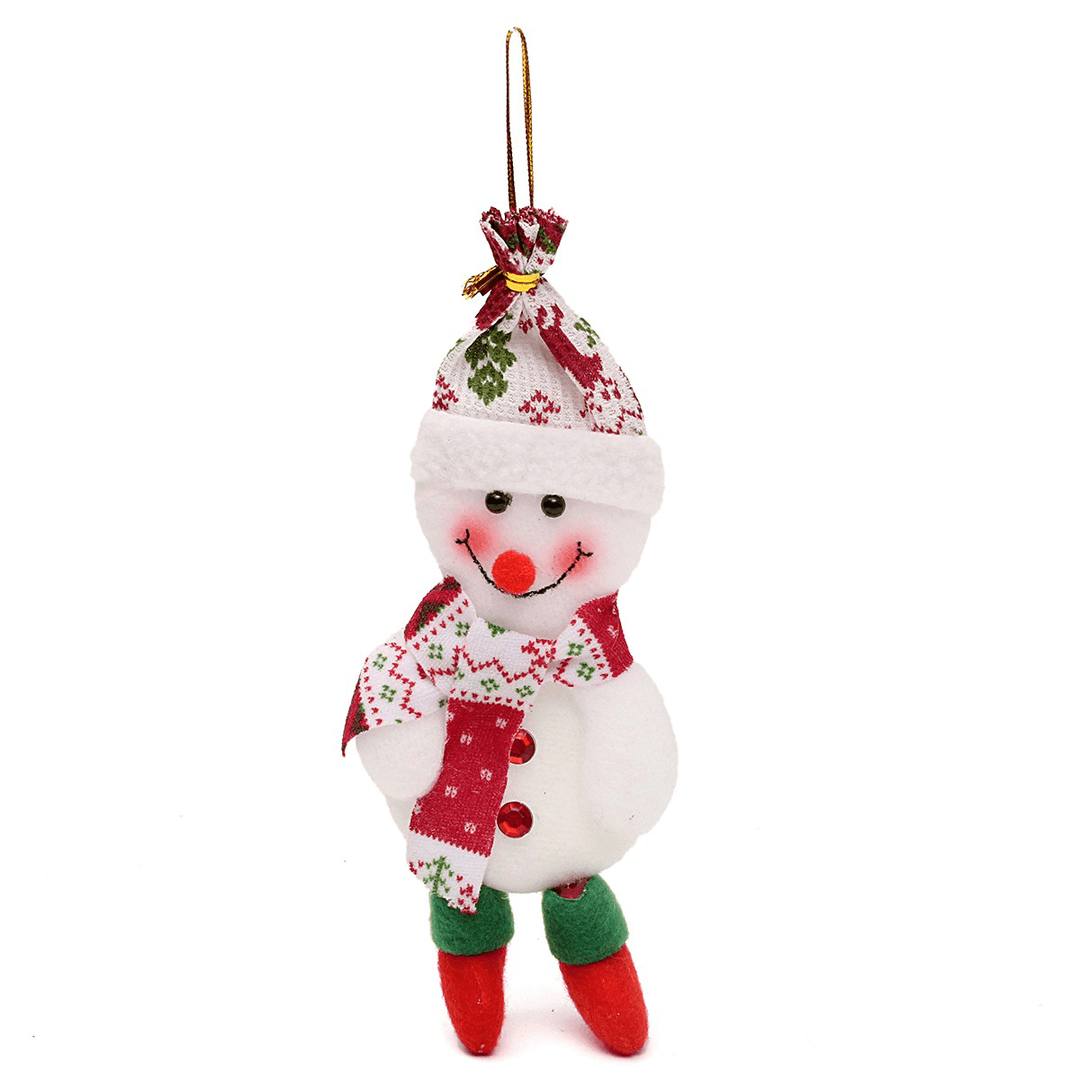 Snowman Bear Elk Ornament Christmas Classical Tree Decoration Home Decor - Trendha