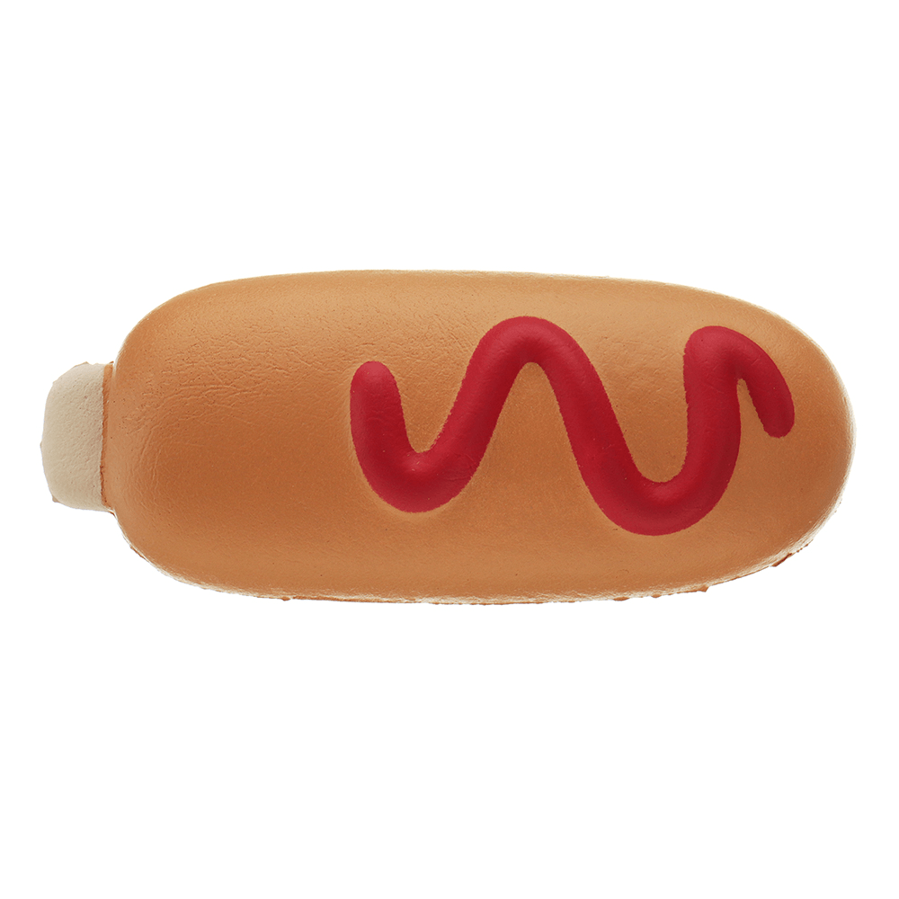 Meistoyland Squishy Hot Dog Soft Slow Rising Bun Kawaii Cartoon Toy Gift Collection - Trendha