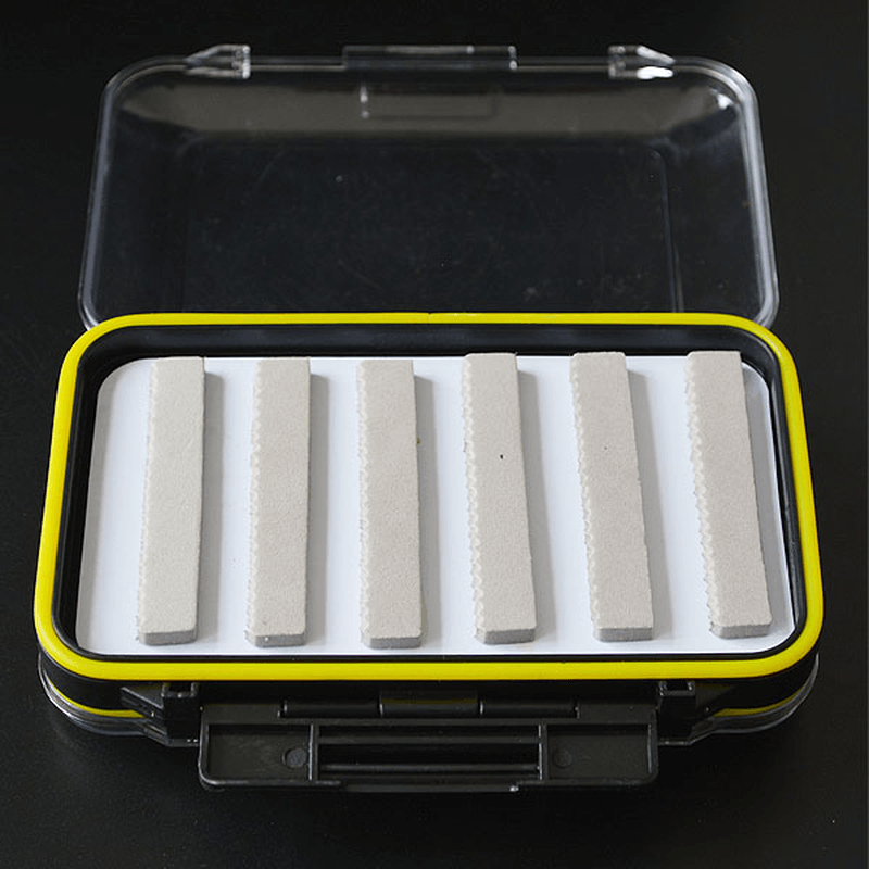 ABS Transparent Double-Sided Waterproof Fly Fly Hook Flying Fly Bait Box Fishing Gear Accessories Box Plastic Accessories Box Fly Box - Trendha