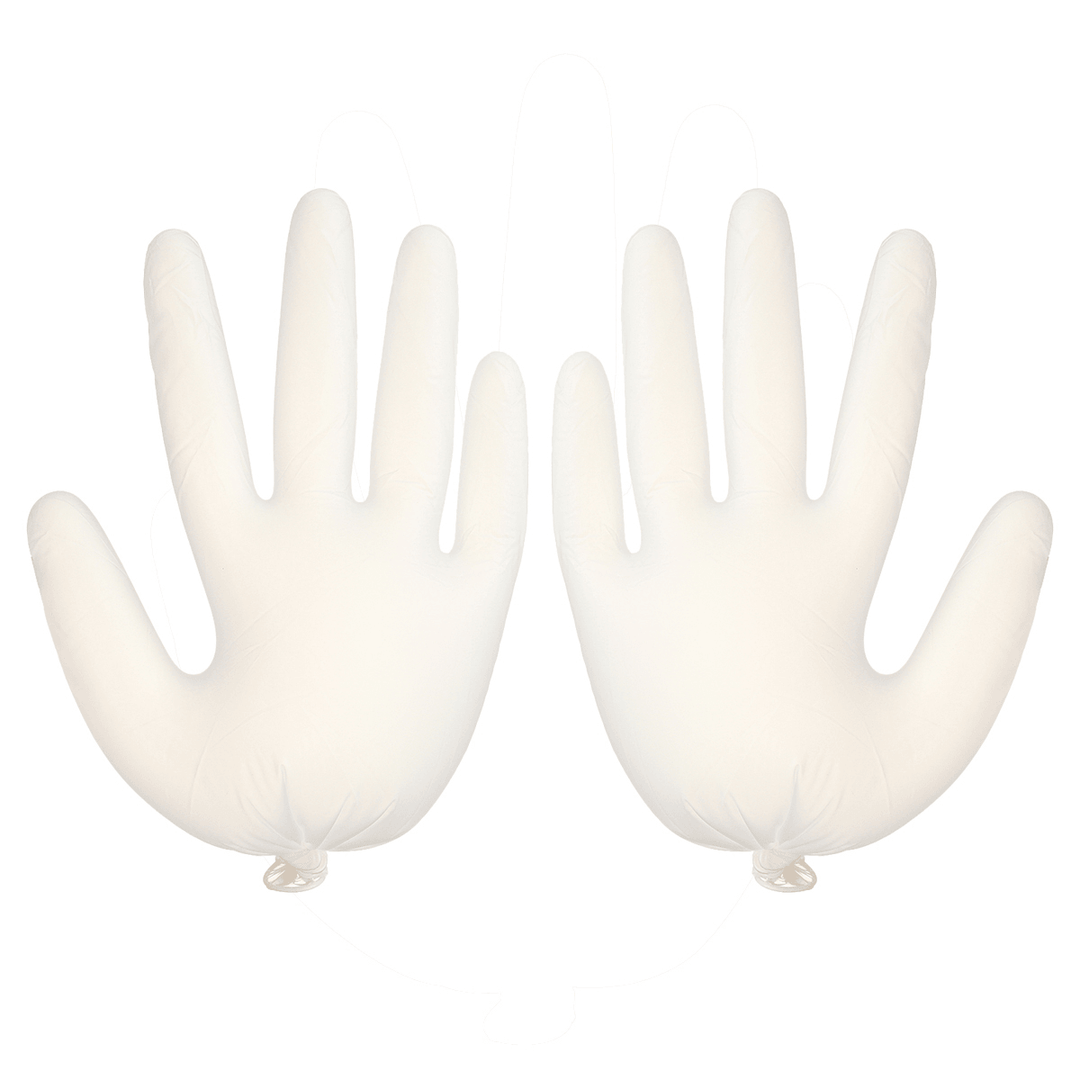 50PCS Disposable PVC Thicken Gloves Food Grade anti Dust Droplets Bacteria Safety Protective Glove - Trendha