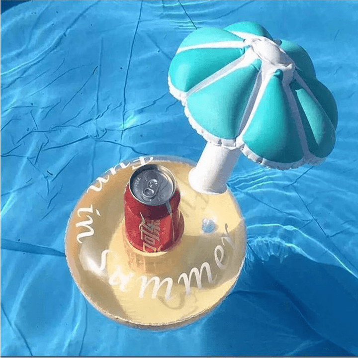 Coconut Tree Floating Inflatable Drink Can Holder Swimming Pot Party Funny Toy - Trendha