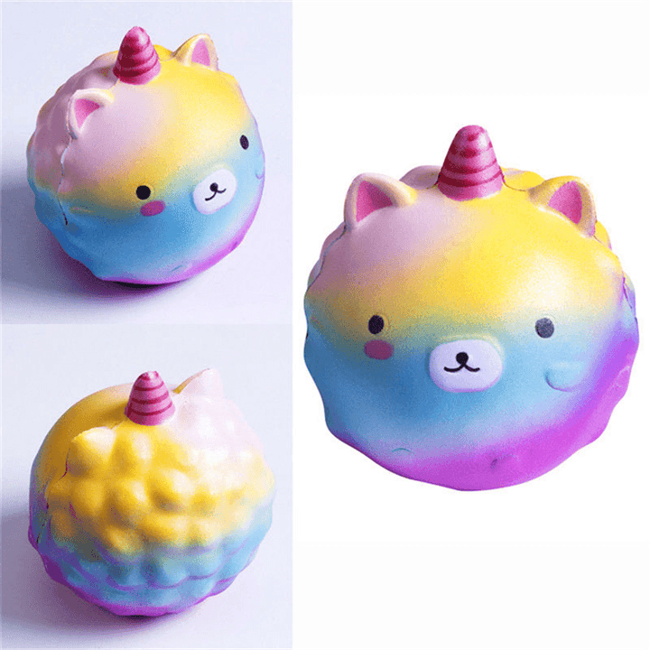 Cute Soft Rainbow Unicorn Whale Strawberry Squishy Charm Decompression Gift Toy - Trendha