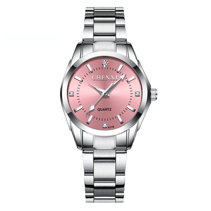 CHENXI CX-021B Fashion Women Watch Small Dial Stainless Steel Strap Female Quartz Watch - Trendha