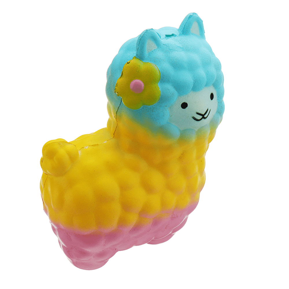 Colorful Alpacas Squishy 18*14CM Slow Rising Collection Gift Soft Toy - Trendha