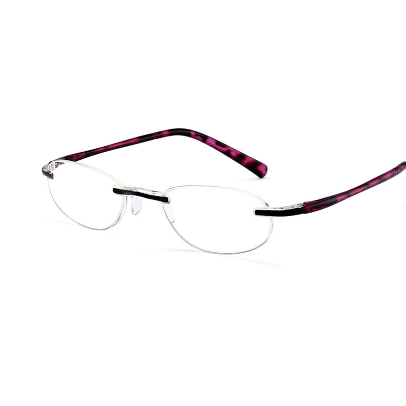 SHUAIDI® Women'S Lightweight Anti-Fatigue Anti-Blu-Ray Integrated Frameless Reading Glasses 8015 - Trendha